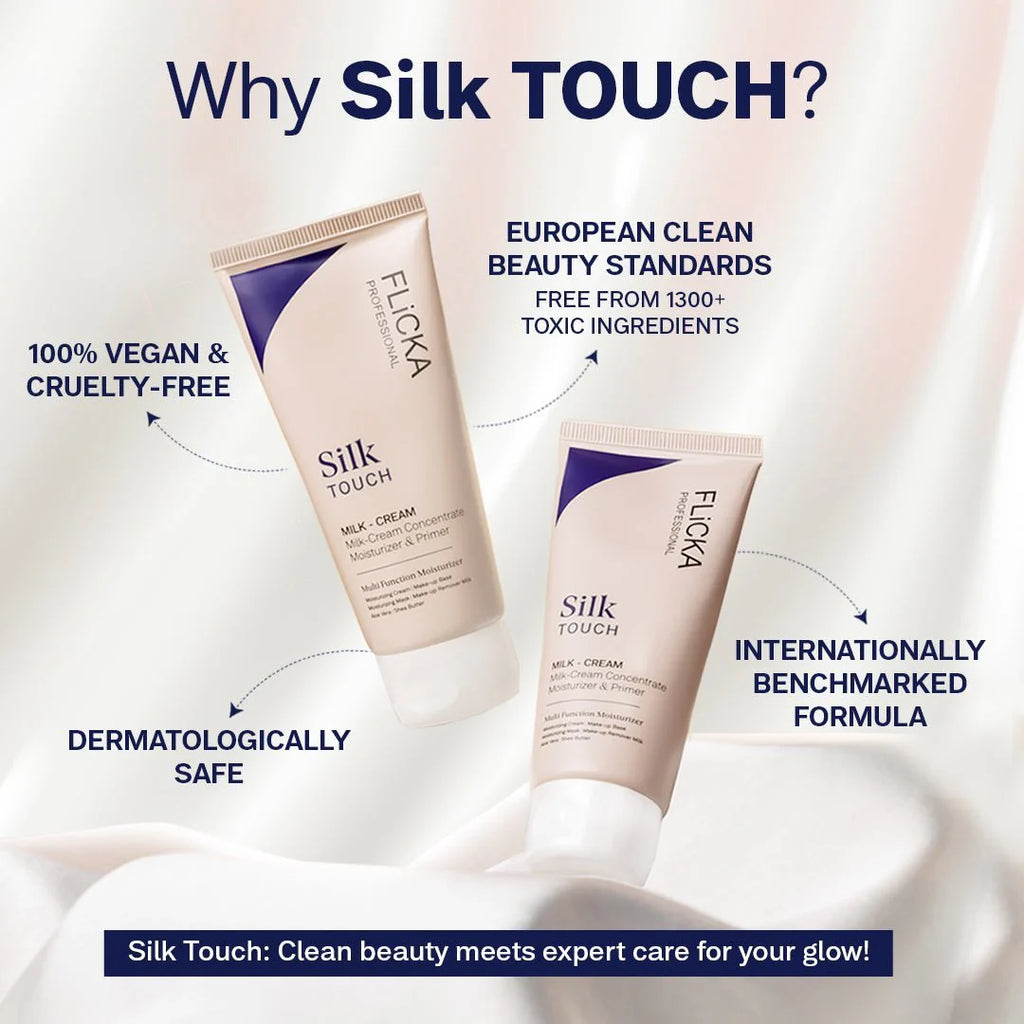 Flicka Silk Touch Moisturiser + Primer + Sunscreen | Buy 1 Get 1 Free