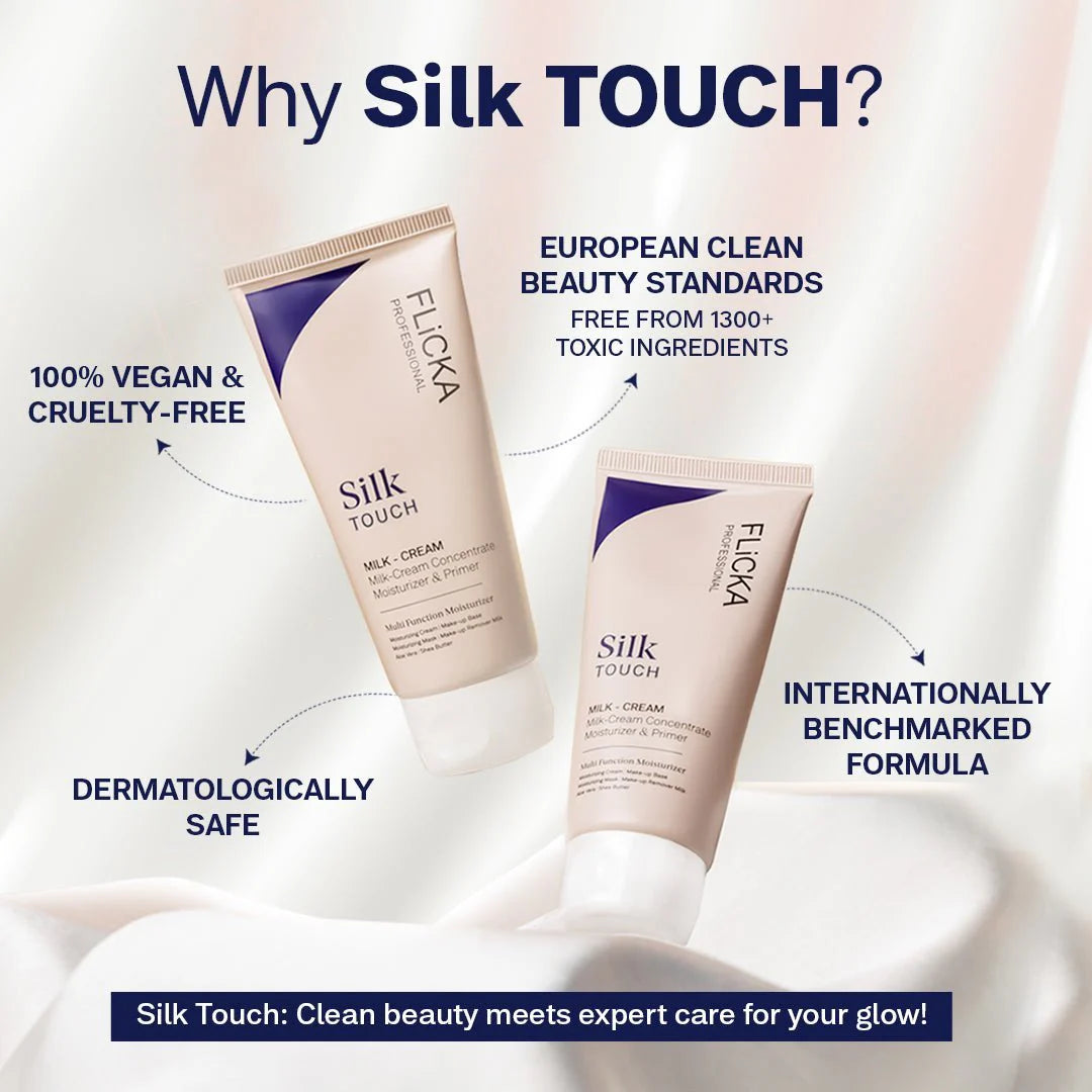 Flicka Silk Touch Moisturiser + Primer + Sunscreen | Buy 1 Get 1 Free